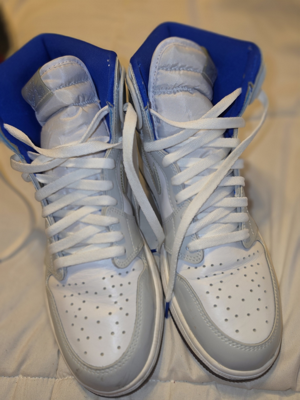 Mens Jordan 1 High Zoom Racer Blue